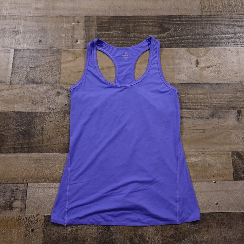 Athleta Racerback tank top women's extra small blue